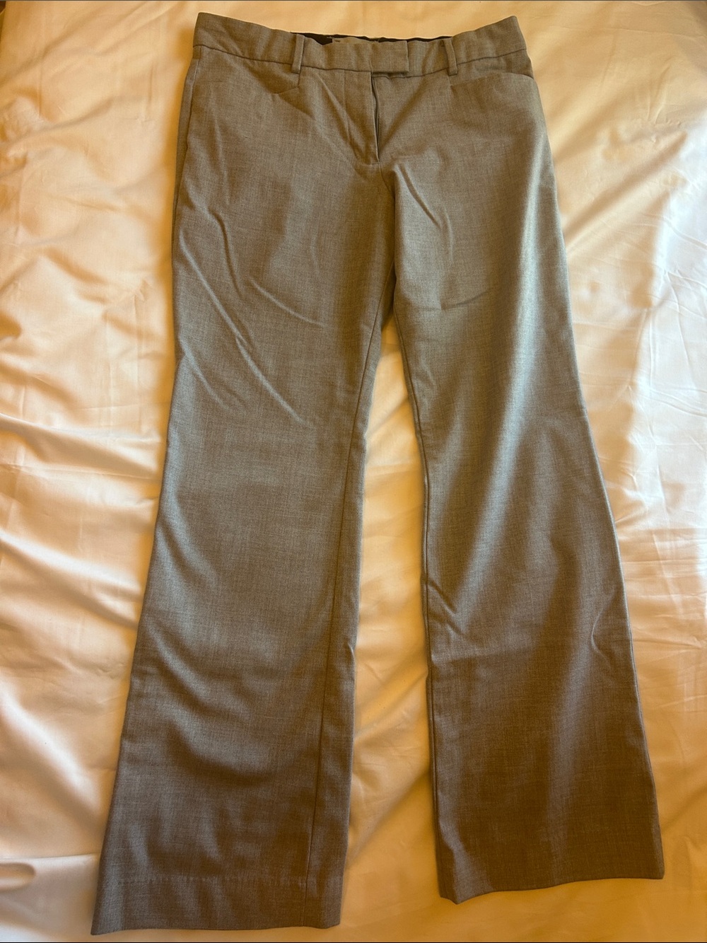 GAP Women's Light Gray Boot-Cut Dress Pants